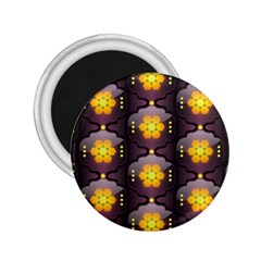 Pattern Background Yellow Bright 2 25  Magnets by Sapixe