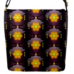 Pattern Background Yellow Bright Flap Messenger Bag (s) by Sapixe