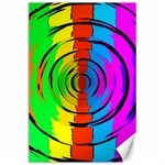 Pattern Colorful Glass Distortion Canvas 24  x 36  23.35 x34.74  Canvas - 1