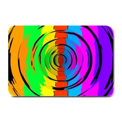 Pattern Colorful Glass Distortion Plate Mats by Sapixe