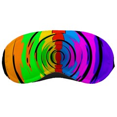 Pattern Colorful Glass Distortion Sleeping Masks by Sapixe