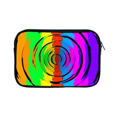 Pattern Colorful Glass Distortion Apple Ipad Mini Zipper Cases by Sapixe