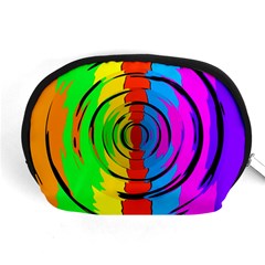 Pattern Colorful Glass Distortion Accessory Pouches (Medium) 