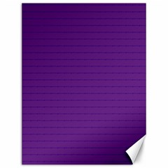 Pattern Violet Purple Background Canvas 12  x 16  