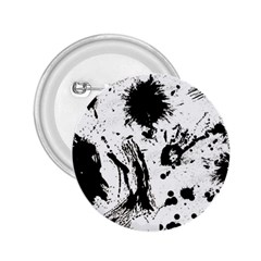 Pattern Color Painting Dab Black 2 25  Buttons by Sapixe