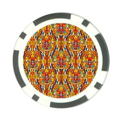 Artwork By Patrick-aztec-1 Poker Chip Card Guard by ArtworkByPatrick