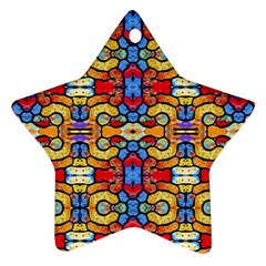 Artwork By Patrick-pattern-37 Star Ornament (two Sides) by ArtworkByPatrick