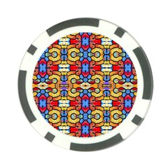 Artwork By Patrick-pattern-37 Poker Chip Card Guard by ArtworkByPatrick