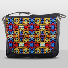 Artwork By Patrick-pattern-37 Messenger Bags by ArtworkByPatrick