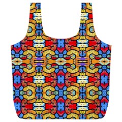 Artwork By Patrick-pattern-37 Full Print Recycle Bags (l)  by ArtworkByPatrick