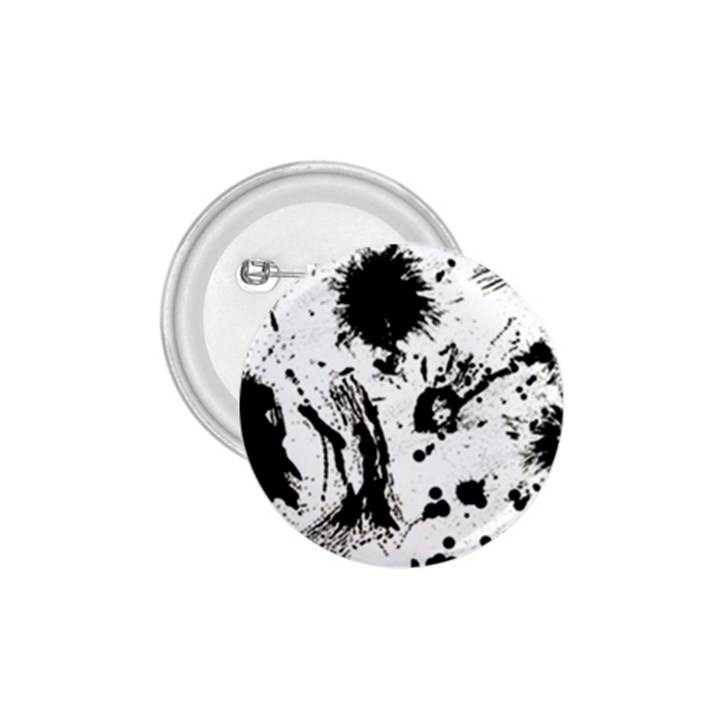 Pattern Color Painting Dab Black 1.75  Buttons