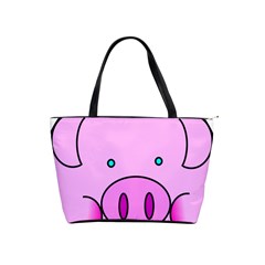 Pink Pig Christmas Xmas Stuffed Animal Shoulder Handbags by Sapixe