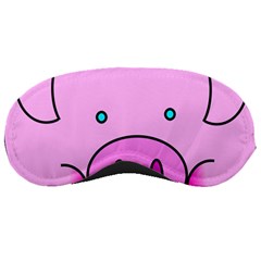 Pink Pig Christmas Xmas Stuffed Animal Sleeping Masks by Sapixe