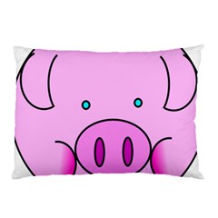 Pink Pig Christmas Xmas Stuffed Animal Pillow Case (two Sides) by Sapixe