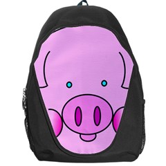 Pink Pig Christmas Xmas Stuffed Animal Backpack Bag by Sapixe