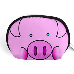 Pink Pig Christmas Xmas Stuffed Animal Accessory Pouches (medium)  by Sapixe