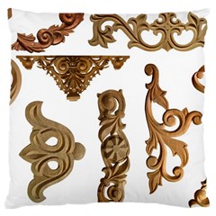 Pattern Motif Decor Large Cushion Case (one Side) by Sapixe