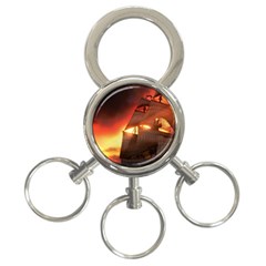 Pirate Ship Caribbean 3-ring Key Chains by Sapixe