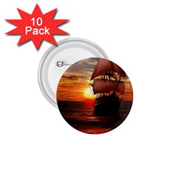 Pirate Ship 1.75  Buttons (10 pack)