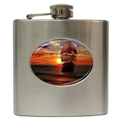 Pirate Ship Hip Flask (6 Oz) by Sapixe