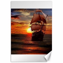 Pirate Ship Canvas 20  X 30   by Sapixe