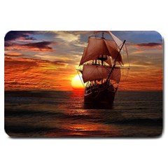 Pirate Ship Large Doormat 