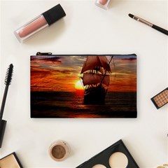 Pirate Ship Cosmetic Bag (small)  by Sapixe