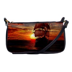 Pirate Ship Shoulder Clutch Bags by Sapixe