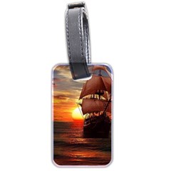 Pirate Ship Luggage Tags (two Sides) by Sapixe