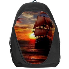 Pirate Ship Backpack Bag by Sapixe