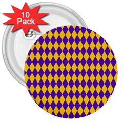 Real Jester 3  Buttons (10 Pack)  by jumpercat