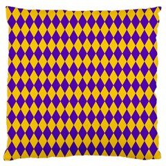 Real Jester Large Flano Cushion Case (two Sides) by jumpercat