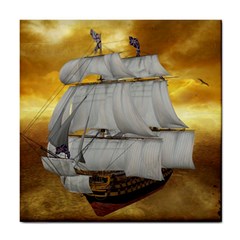 Pirate Ship Tile Coasters by Sapixe