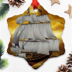 Pirate Ship Ornament (snowflake) by Sapixe