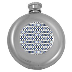 Blue Jess Round Hip Flask (5 Oz) by jumpercat