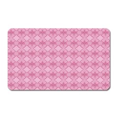 Pattern Pink Grid Pattern Magnet (rectangular) by Sapixe