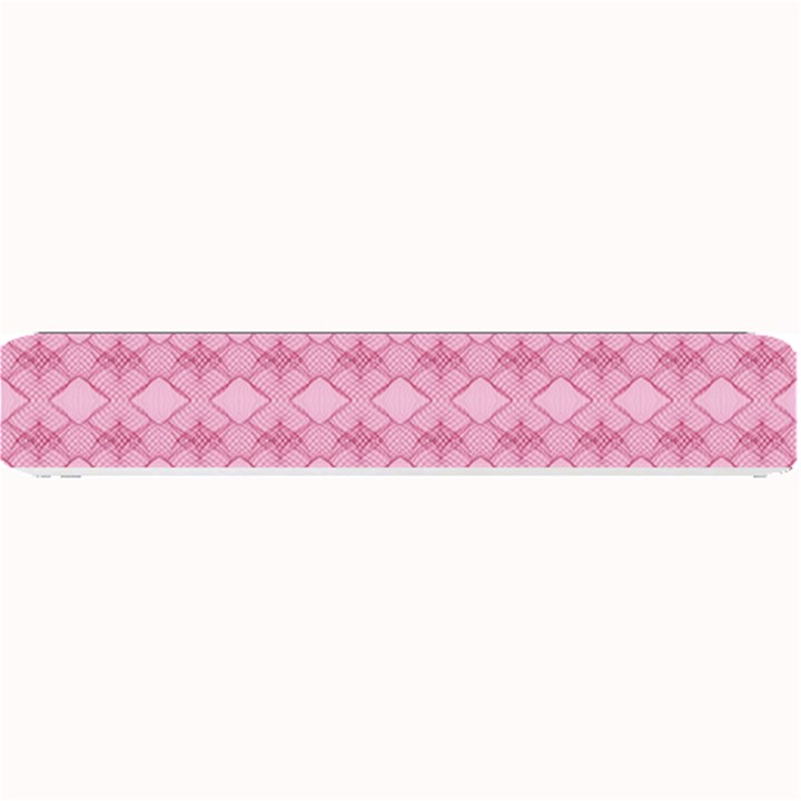 Pattern Pink Grid Pattern Small Bar Mats