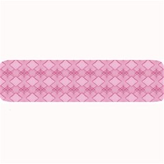 Pattern Pink Grid Pattern Large Bar Mats by Sapixe