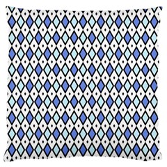 Blue Jess Large Flano Cushion Case (one Side) by jumpercat