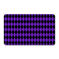 Jester Purple Magnet (rectangular) by jumpercat