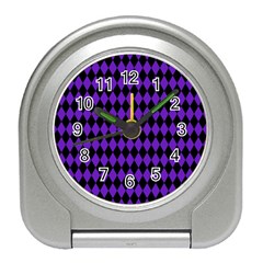 Jester Purple Travel Alarm Clocks by jumpercat