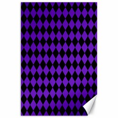 Jester Purple Canvas 24  X 36  by jumpercat