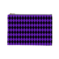 Jester Purple Cosmetic Bag (large)  by jumpercat