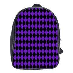 Jester Purple School Bag (large) by jumpercat