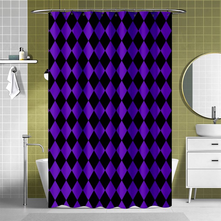 Jester Purple Shower Curtain 48  x 72  (Small) 