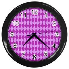 Pink Jess Wall Clocks (black) by jumpercat