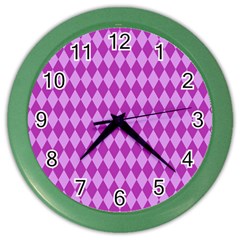 Pink Jess Color Wall Clocks by jumpercat