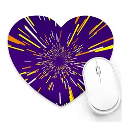 Space Trip 1 Heart Mousepads by jumpercat