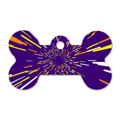 Space Trip 1 Dog Tag Bone (one Side) by jumpercat