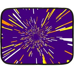 Space Trip 1 Double Sided Fleece Blanket (mini)  by jumpercat